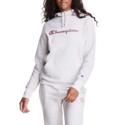 Women's Champion Powerblend® Monochrome Graphic Classic Hoodie Midnight Aster -Champion Sales unnamed file 912