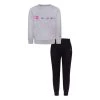 Champion Girls' Colorblock Script Crew And Leggings 2 Piece Set Oxford -Champion Sales unnamed file 921