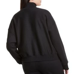 Women's Champion Reverse Weave Mock Neck Cropped Sweatshirt Black -Champion Sales unnamed file 934