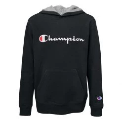 Boy's Champion Essential Hoodie White