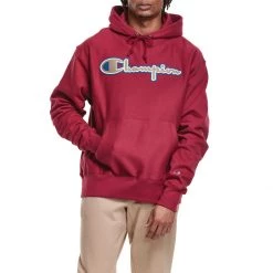 Men's Champion Reverse Weave Pullover Graphic Hoodie Cranberry 9 Men's Champion Reverse Weave Pullover Graphic Hoodie Cranberry -Champion Sales unnamed file 974