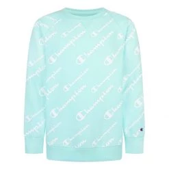 Girls' Champion All Over Print Script Crew Ice Fall 5 Girls' Champion All Over Print Script Crew Ice Fall -Champion Sales unnamed file 976