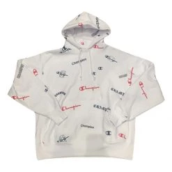 Men's Champion Reverse Weave All Over Print Graphic Hoodie White -Champion Sales unnamed file 984