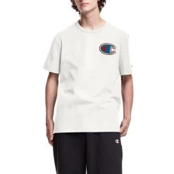 Men's Champion Short Sleeve Heritage Graphic Tee White