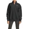 Women's Champion Reverse Weave Small Graphic 1/4 Zip Black -Champion Sales unnamed file 995